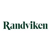 Logga för Randviken - text i grönt